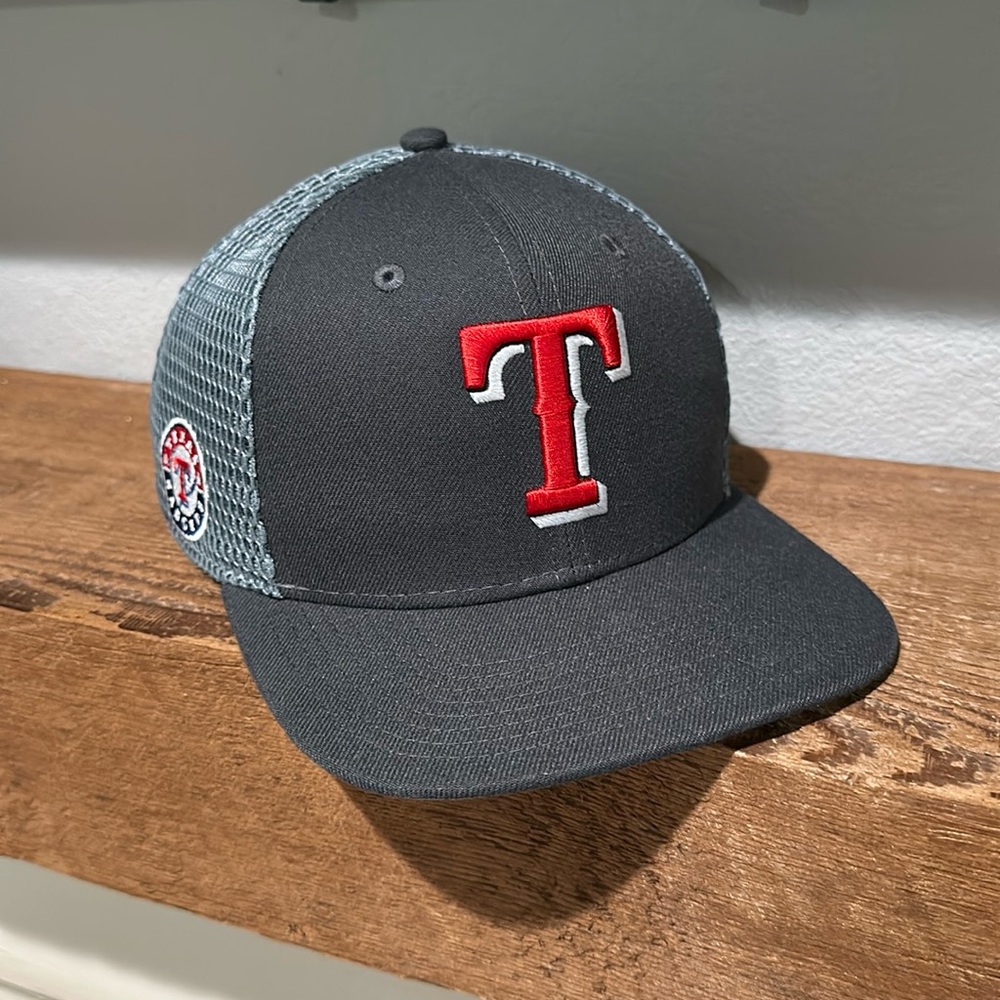 New Era Texas Ranger Flat Brim Snap Back Hat